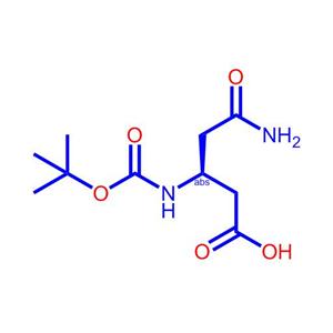 (S)-3-(Boc-氨基)-4-氨基甲酰丁酸,(S)-3-(Boc-amino)-4-carbamoylbutyric acid
