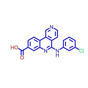 5-[(3-氯苯基)氨基]-苯并[C]-2,6-萘啶-8-羧酸,5-((3-Chlorophenyl)amino)benzo-[c][2,6]naphthyridine-8-carboxylic acid