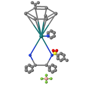 {[(1R,2R)-2-氨基-1,2-二苯基乙基](4-甲苯磺酰基)氨基}(对伞花烃)(吡啶)钌(II)四氟硼酸盐,{[(1R,2R)-2-Amino-1,2-diphenylethyl](4-toluenesulfonyl)amido}(p-cymene)(pyridine)ruthenium(II)tetrafluoroborate