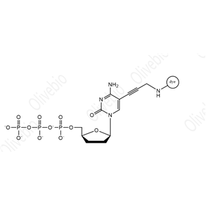 染料标记的2′,3′-二脱氧胞苷 5′-三磷酸(ddCTP)