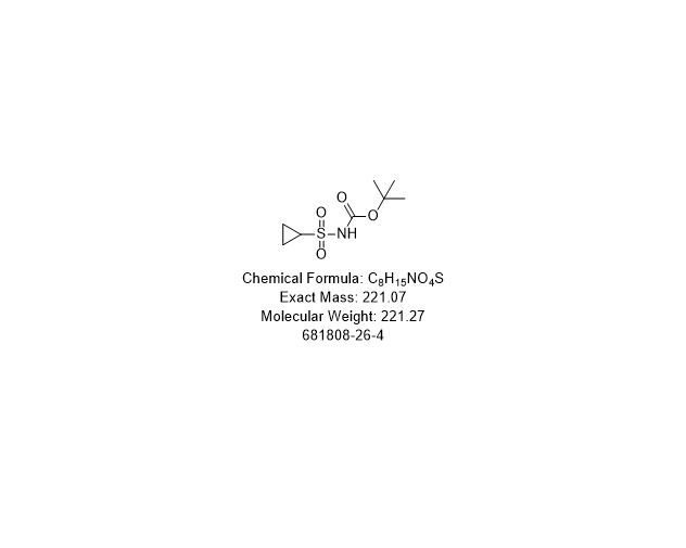 叔-丁基 N-(环丙磺酰)氨基甲酯,tert-butyl (cyclopropylsulfonyl)carbamate