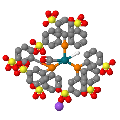 氢化羰基三[三(3-磺酸基苯基)膦水合钠盐]铑(I),Rhodate(9-), carbonylhydrotris[[3,3',3''-(phosphinidyne-κP)tris[benzenesulfonato]](3-)]-, sodium (1:9), (TB-5-23)-