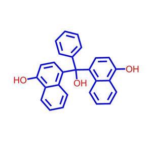 双(4-羟基-1-萘基)苯甲醇,Bis-(4-hydroxy-1-naphthyl)phenylmethanol