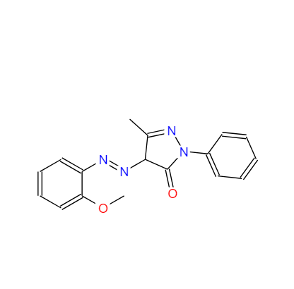2,4-二氫-4[(2-甲氧基苯基)偶氮]-5-甲基-2-苯基-3H-吡唑啉-3-酮,2,4-dihydro-4-[(2-methoxyphenyl)azo]-5-methyl-2-phenyl-3H-Pyrazol-3-one