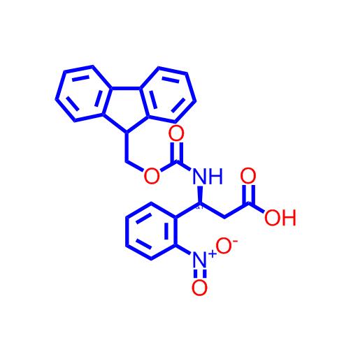 FMOC-(S)-3-氨基-3-(2-硝基苯基)-丙酸,(S)-3-((((9H-Fluoren-9-yl)methoxy)carbonyl)amino)-3-(2-nitrophenyl)propanoicacid