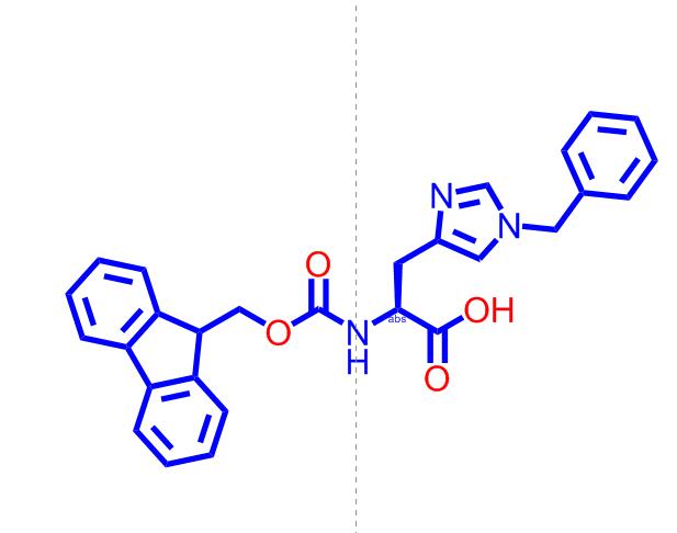 (S)-2-((((9H-芴-9-基)甲氧基)羰基)氨基)-3-(1-苄基-1H-咪唑-4-基)丙酸,(S)-2-((((9H-Fluoren-9-yl)methoxy)carbonyl)amino)-3-(1-benzyl-1H-imidazol-4-yl)propanoicacid