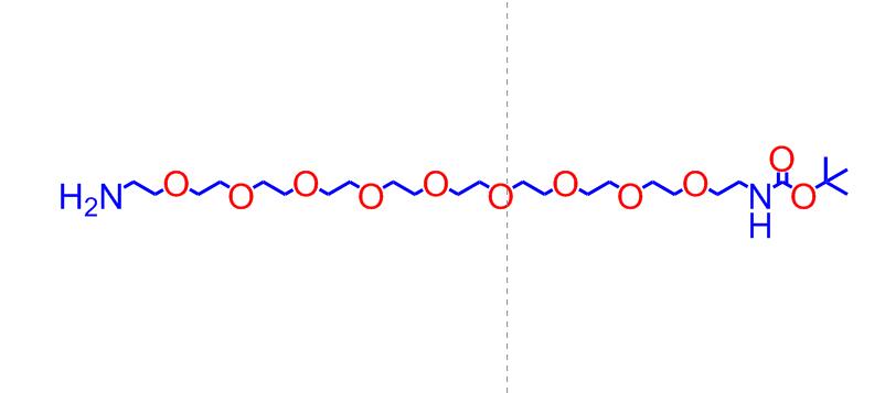 O-(2-氨基乙基)-O′-[2-(叔丁氧羰基-氨基)乙基]八聚乙二醇,O-(2-Aminoethyl)-O′-[2-(Boc-amino)ethyl]octaethylene glycol