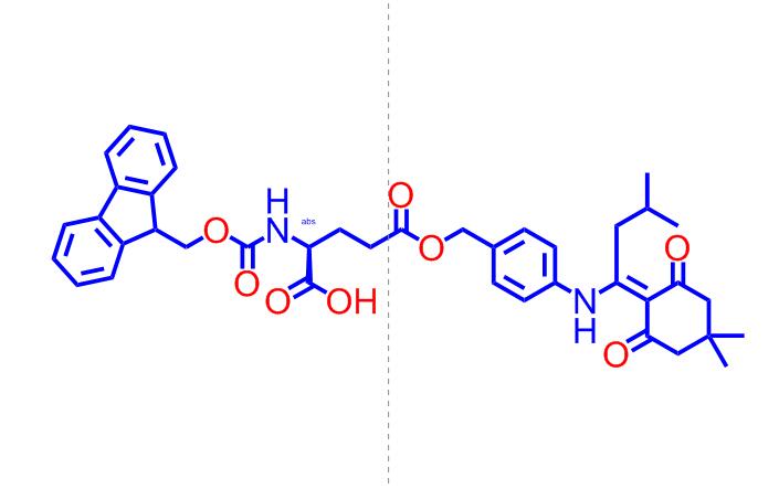N-[(9H-芴-9-基甲氧基)羰基]-L-谷氨酸5-[[4-[[1-(4,4-二甲基-2,6-二氧代环己亚基)-3-甲基丁基]氨基]苯基]甲基]酯,Fmoc-Glu(ODmab)-OH