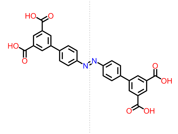 4,4'-二(3,5-二羧基苯基)偶氮苯,1,1'-Biphenyl]-3,5-dicarboxylic acid, 4'-[(1E)-2-(3',5'-dicarboxy[1,1'-biphenyl]-4-yl)diazenyl]-