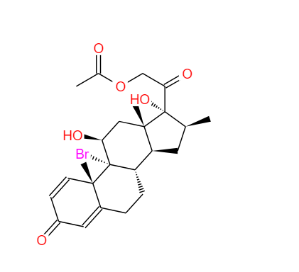 9Α-溴-16Β-甲基孕甾-1,4-二烯-11Β,17Α,21-三醇-3,20-二酮-21-醋酸酯,9-Bromo-11,17,21-trihydroxy-16-methylpregna-1,4-diene-3,20-dione-21-acetate