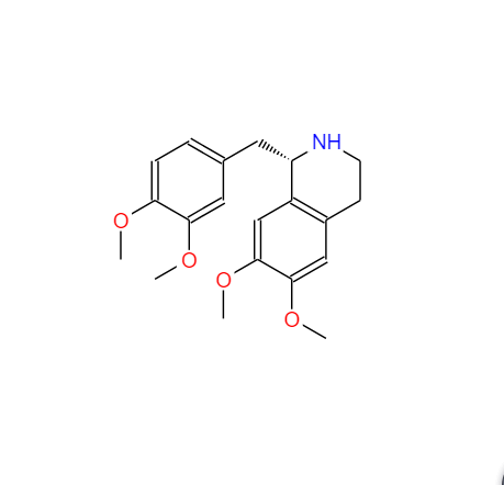 S-四氢罂粟碱,(S)-(-)-Tetrahydropapaverine