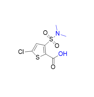 氯诺昔康杂质37,5-chloro-3-(N,N-dimethylsulfamoyl)thiophene-2-carboxylic acid