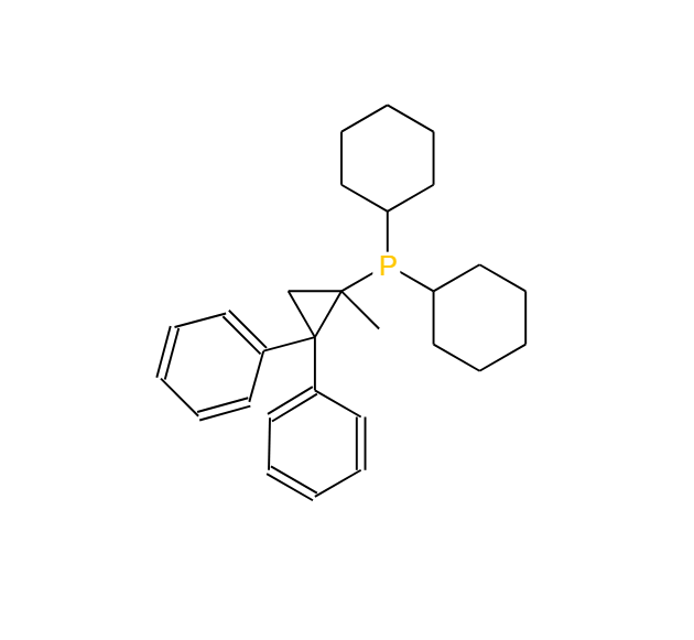 二環(huán)己基(2,2-二苯基-1-甲基環(huán)丙基)膦,Dicyclohexyl(2,2-diphenyl-1-methylcyclopropyl)phosphine Cy-cBRIDP