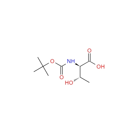 N-Α-叔丁氧羰基-D-苏氨酸,N-(tert-Butoxycarbonyl)-D-threonine