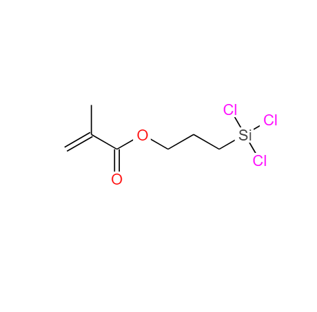 2-甲基-2-丙烯酸3-(三氯硅基)丙酯,(3-METHACRYLOYLOXYPROPYL)TRICHLOROSILANE