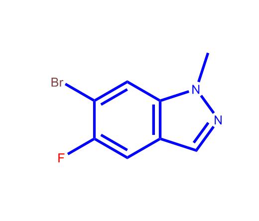 6-溴-5-氟-1-甲基-1H-吲唑,6-bromo-5-fluoro-1-methyl-1H-indazole