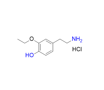 屈他维林杂质06,4-(2-aminoethyl)-2-ethoxyphenol hydrochloride