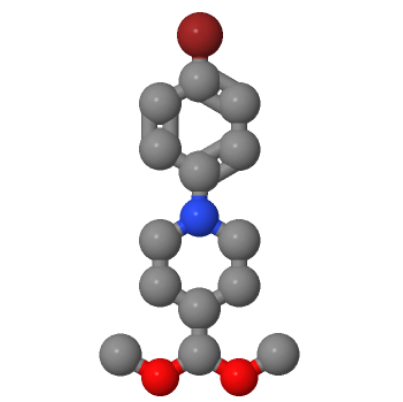 1-(4-bromophenyl)-4-(dimethoxymethyl)piperidine,1-(4-bromophenyl)-4-(dimethoxymethyl)piperidine