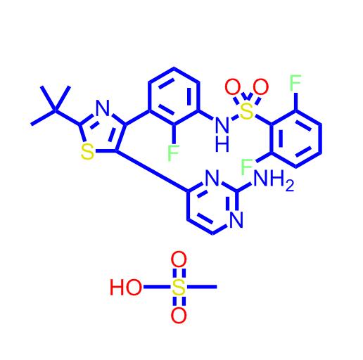 达拉菲尼甲磺酸盐,Dabrafenib Mesylate(GSK-2118436B)