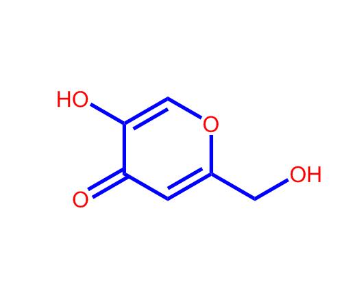 曲酸，5-羟基-2-羟甲基-1，4-吡喃酮,kojic acid