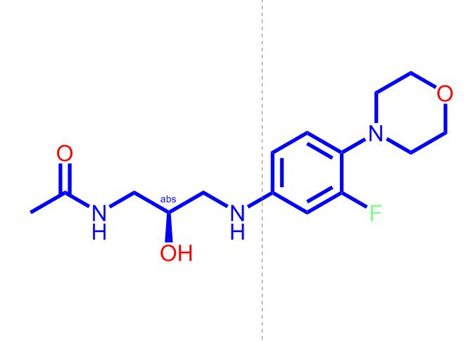 N-[(2R)-3-[[3-氟-4-（4-吗啉基）苯基]氨基]-2-羟丙基]乙酰胺,N-[(2R) -3-[[3-Fluoro-4- (4-morpholinyl) phenyl] amino] -2-hydroxypropyl] acetamide