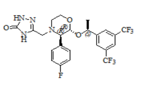 阿瑞匹坦杂质5[[(2R,3R)-2[(1S)-1 一[3,5-二(三氟甲基)苯基]乙 氧基]-3- (4-氟苯基) -4-吗啉 基]甲基]- 1,2-二氢-3H- 1,2, 4-三氮唑-3-酮,Aprepitant Impurity