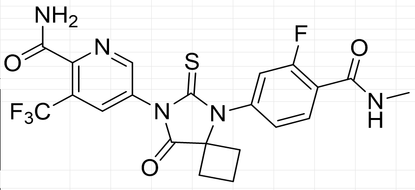 阿帕他胺杂质5-（5-（3-氟-4-（甲基氨基甲酰基）苯基）-8-氧代-6-硫代-5,7-二氮杂螺[3.4]辛-7-基）-3-（三氟甲基）吡啶啉酰胺,Apalutamide impurity