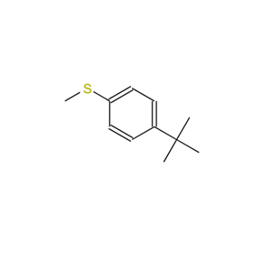 对叔丁基苄硫醇,Benzene,1-(1,1-dimethylethyl)-4-(methylthio)
