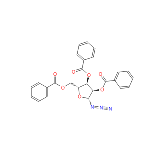 1-叠氮基-2,3,5-三苯甲酰氧基-beta-D-呋喃核糖,2,3,5-Tri-O-benzoyl-beta-D-ribofuranosyl azide