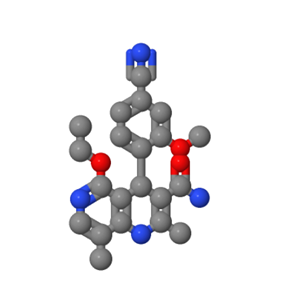 4-(4-Cyano-2-methoxyphenyl)-5-ethoxy-2,8-dimethyl-1,4-dihydro-1,6-naphthyridine-3-carboxamide 1050477-27-4