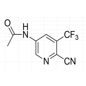 阿帕他胺杂质，N-(6-氰基-5-（三氟甲基）吡啶-3-基)乙酰胺