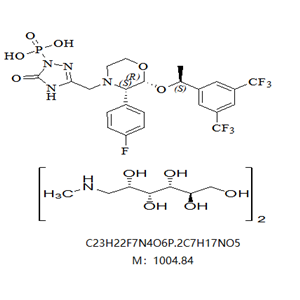 阿瑞匹坦杂质[3-[[(2R,3S)-2-[(1S)-1-[3,5-二(三氟甲基)苯基]乙氧基]-3-(4-氟苯基)-4-吗啉基]甲基]-2,5-二氢-5-氧代-1H-1,2,4-三唑-1-基]膦酸双葡甲胺盐