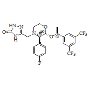 阿瑞匹坦杂质5[[(2R,3R)-2[(1S)-1 一[3,5-二(三氟甲基)苯基]乙 氧基]-3- (4-氟苯基) -4-吗啉 基]甲基]- 1,2-二氢-3H- 1,2, 4-三氮唑-3-酮
