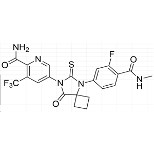 阿帕他胺杂质5-（5-（3-氟-4-（甲基氨基甲酰基）苯基）-8-氧代-6-硫代-5,7-二氮杂螺[3.4]辛-7-基）-3-（三氟甲基）吡啶啉酰胺