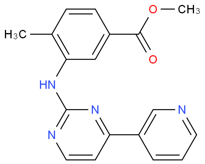 4-甲基-3-[[4-(3-吡啶基)-2-嘧啶基 ]氨基]苯甲酸甲酯,4-Methyl-3-[[4-(3-pyridinyl)-2- pyrimidinyl]amino]benzoic acid methyl ester