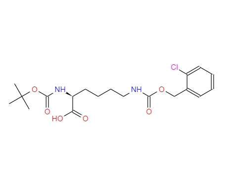 N-叔丁氧羰基-N'-(2-氯苄氧羰基)-L-赖氨酸,N-Boc-N'-(2-chlorobenzyloxycarbonyl)-L-lysine