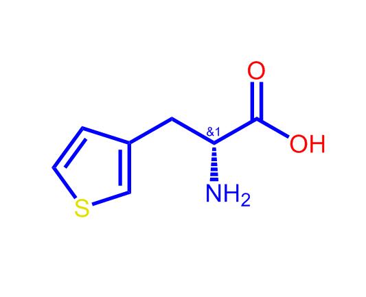 D-3-(3-噻吩基)丙氨酸,(R)-2-Amino-3-(thiophen-3-yl)propanoicacidhydrochloride