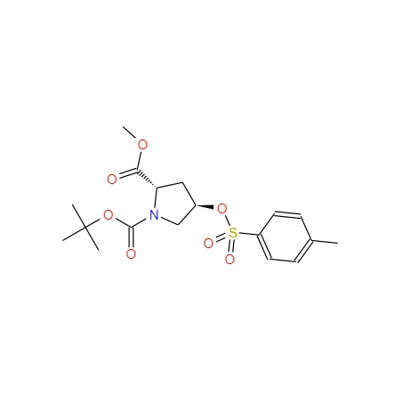 N-Boc-反式-4-对甲苯磺酰氧基-L-脯氨酸甲酯,N-Boc-trans-4-tosyloxy-L-proline Methyl ester