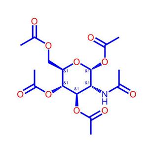 2-乙酰氨基-1,3,4,6-四-O-乙酰基-2-脱氧-α-D-吡喃葡萄糖7784-54-5