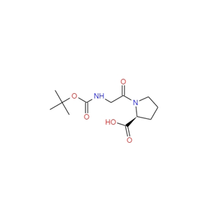 N-[叔丁氧羰基]甘氨酰-L-脯氨酸,Boc-Gly-Pro-OH