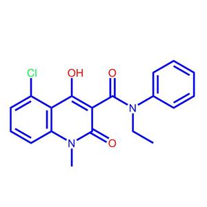 5-氯-N-乙基-4-羟基-1-甲基-2-氧-N-苯基-1,2-二氢喹啉-3-甲酰胺248281-84-7