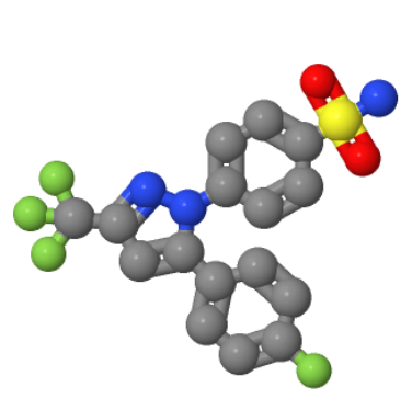 嗎伐考昔,4-[5-(4-FLUOROPHENYL)-3-(TRIFLUOROMETHYL)PYRAZOL-1-YL]BENZENE-1-SULFONAMIDE