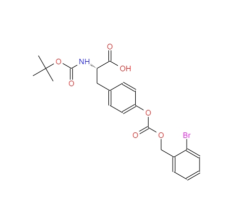 N-叔丁氧羰基-O-(2-溴苄氧羰基)-L-酪氨酸,Boc-Tyr(2-Br-Z)-OH