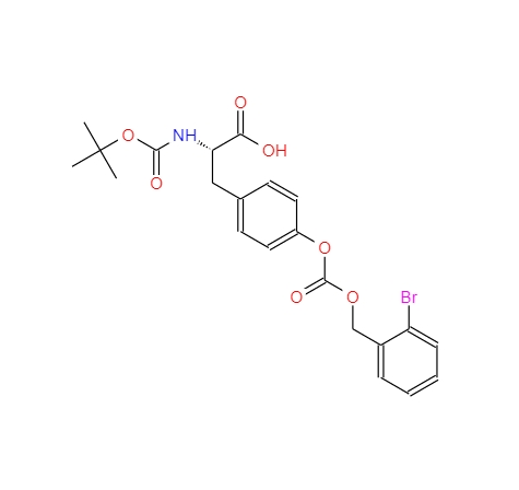 N-叔丁氧羰基-O-(2-溴芐氧羰基)-L-酪氨酸,Boc-Tyr(2-Br-Z)-OH