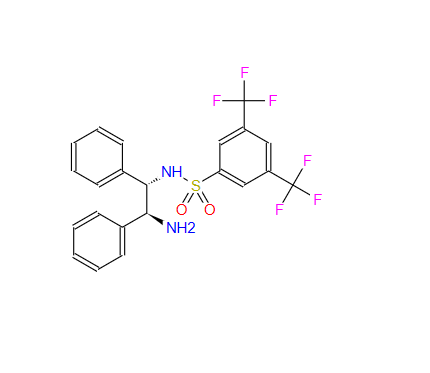 1S,2S-N-(3,5-双(三氟甲基)苯磺酰基)-1,2-二苯基乙二胺,1S,2S-N-[3,5-bis(trifluoromethyl)]benzene sulfonamide-1,2-diphenyl ethylenediamine
