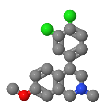 (+/-)-双氮奋兴,Diclofensine