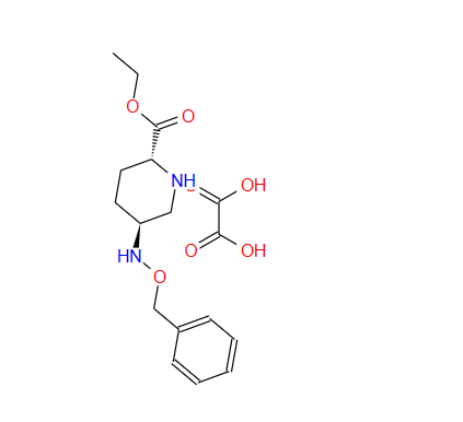2R,5S)-苯氧胺基哌啶-2-甲酸乙酯草酸盐,2-Piperidinecarboxylic acid, 5-[(phenylmethoxy)amino]-, ethyl ester, ethanedioate (1:1), (2R,5S)-