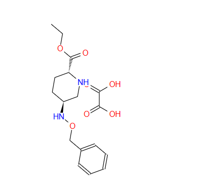 2R,5S)-苯氧胺基哌啶-2-甲酸乙酯草酸鹽,2-Piperidinecarboxylic acid, 5-[(phenylmethoxy)amino]-, ethyl ester, ethanedioate (1:1), (2R,5S)-