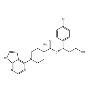 4-氨基-N-[(1S)-1-(4-氯苯基)-3-羟基丙基]-1-(7H-吡咯并[2,3-D]嘧啶-4-基)-4-哌啶甲酰胺