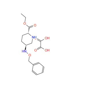 2R,5S)-苯氧胺基哌啶-2-甲酸乙酯草酸盐,2-Piperidinecarboxylic acid, 5-[(phenylmethoxy)amino]-, ethyl ester, ethanedioate (1:1), (2R,5S)-